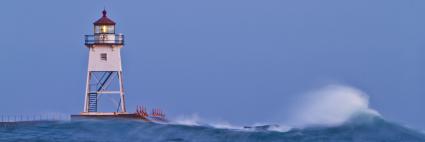 The Grand Marais Lighthouse by Stephan Hoglund